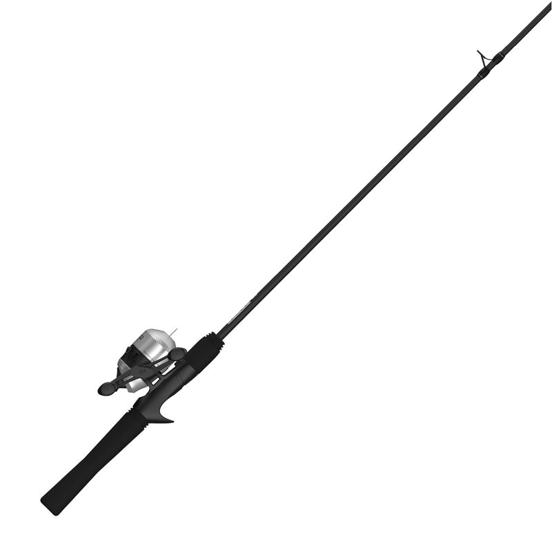 Zebco 33 Micro Spincast Reel and Fishing Rod Combo, 5-Foot 2-Piece Rod with Durable Fiberglass Fishing Pole, Quickset Anti-Reverse Fishing Reel with Bite Alert, Silver - Image 1